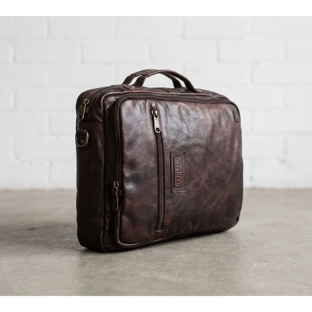 NEW BEDSTU socrates bag in teak dip dye